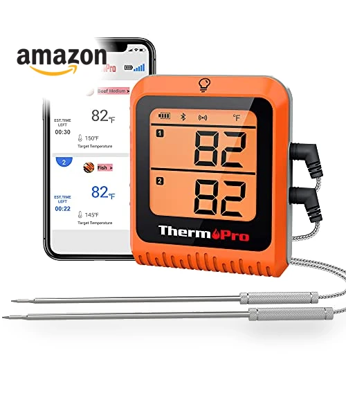 Wireless Meat Thermometer for Grilling and Smoking, 2 Probes Bluetooth — Grill Thermometers, ThermoPro
