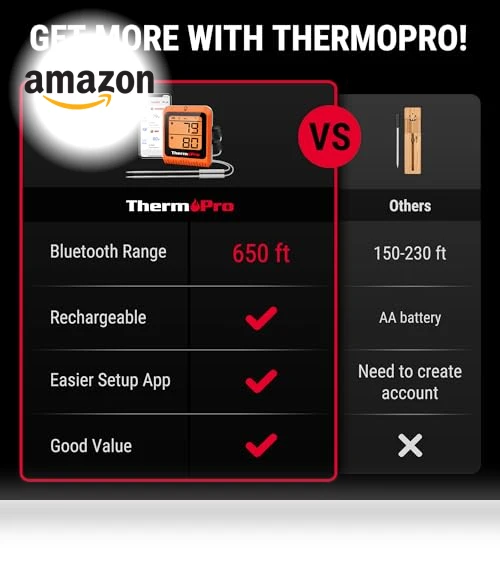 Wireless Meat Thermometer for Grilling and Smoking, 2 Probes Bluetooth — Grill Thermometers, ThermoPro