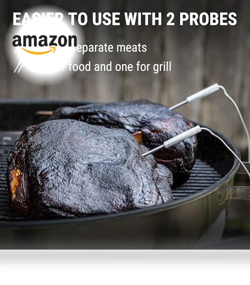Wireless Meat Thermometer for Grilling and Smoking, 2 Probes Bluetooth — Grill Thermometers, ThermoPro