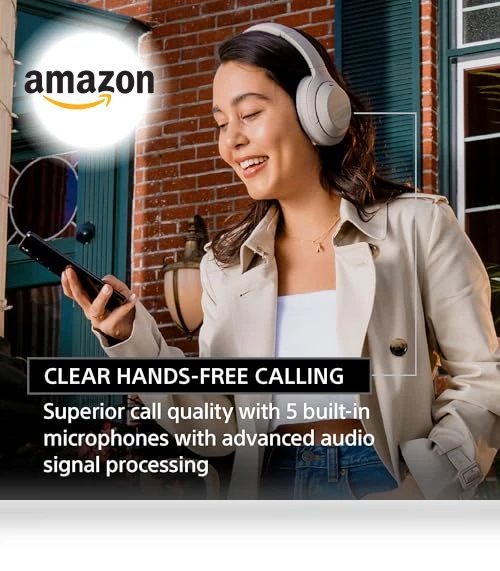 Wireless Premium Noise Canceling Overhead Headphones with Mic — In-Ear Headphones, Sony