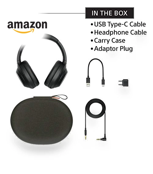 Wireless Premium Noise Canceling Overhead Headphones with Mic — In-Ear Headphones, Sony