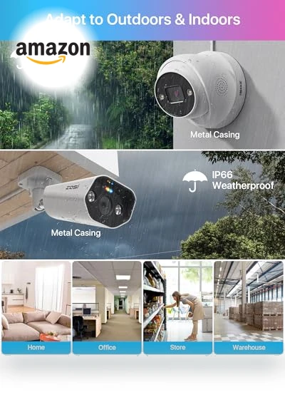 16CH 4K PoE Security Camera System — Smart Home Security, ZOSI