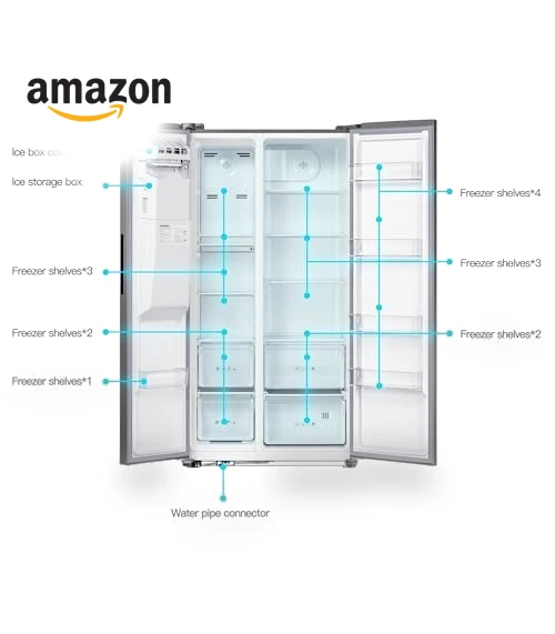 18.1 Cu. Ft Refrigerator with Ice & Water Dispenser — Cooling Solutions, THFRIONE