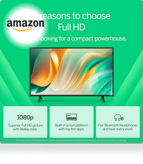 40-inch Full HD 1080p Smart TV — Television, VIZIO