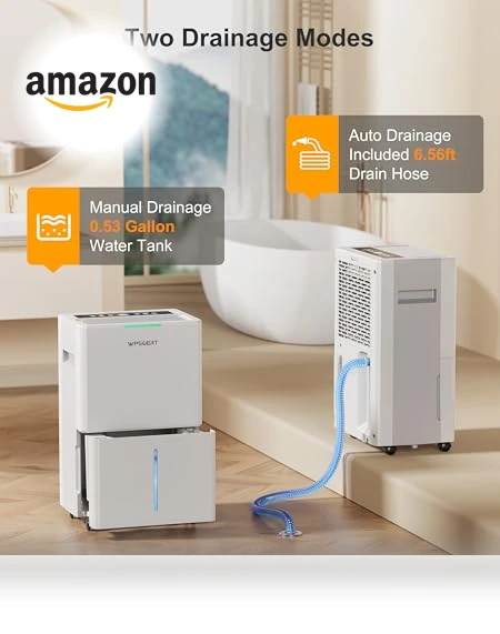 4000 sq.ft Dehumidifier — Air Moisture Control, Wpsoert