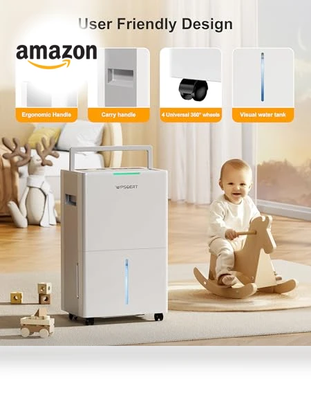 4000 sq.ft Dehumidifier — Air Moisture Control, Wpsoert