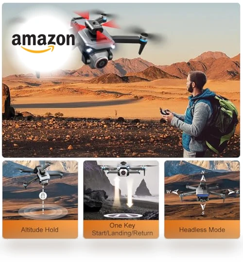 4K Ultra-wide Camera Drone with Real-time Vision Screen — Drones, TRANSLISTING