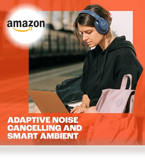 Adaptive Noise Cancelling Wireless Over-Ear Headphones — In-Ear Headphones, JBL