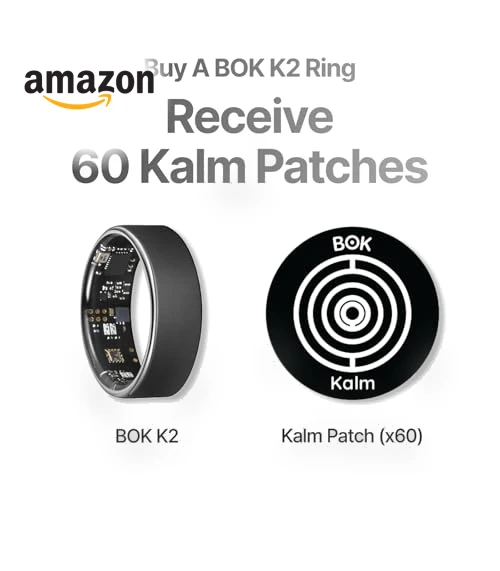 AI Smart Ring with Kalm Patch — Health & Fitness, Bok Healthcare