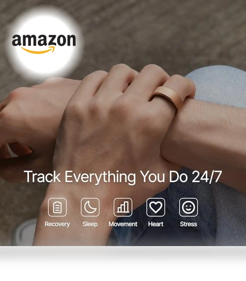 AI Smart Ring with Kalm Patch — Health & Fitness, Bok Healthcare