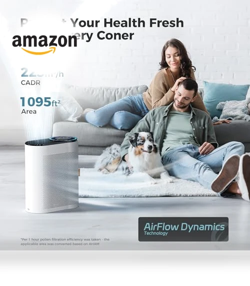 Air Purifier for Home Large Room — Activated Carbon Air Purifiers, AROEVE