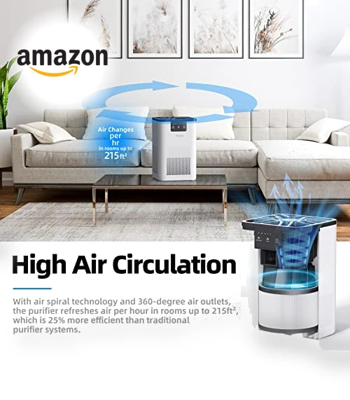 Air Purifier With Aromatherapy Function — Activated Carbon Air Purifiers, AROEVE