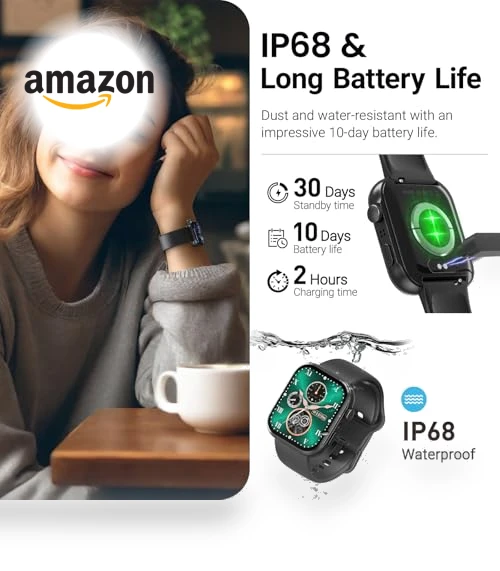 AMOLED Smart Watch — Smartwatches, TOZO