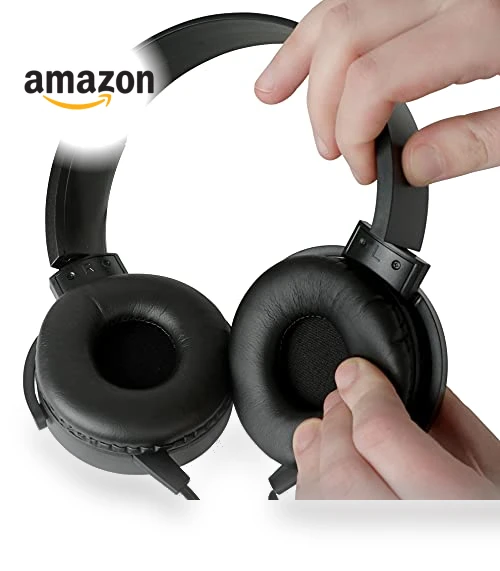 Classroom Headphones Bulk 5 Pack — In-Ear Headphones, Sonitum