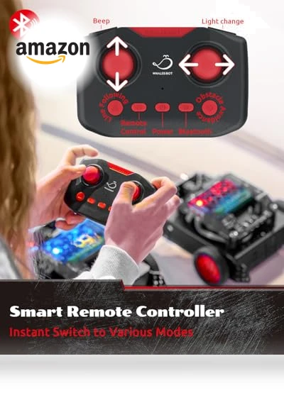 Coding & Remote Control Robot Kit for Kids — Interactive Figures & Robots, Whalesbot
