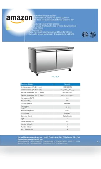 Commercial Undercounter Refrigerator — Mini Fridges, cooler depot