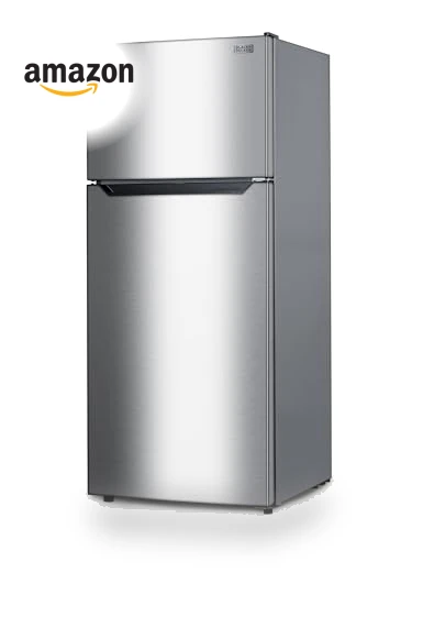 Compact Refrigerator Energy Star Single Door Mini Fridge with Freezer — Mini Fridges, BLACK+DECKER