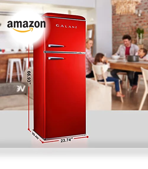 Dual Door Refrigerator with Top Mount Freezer — Cooling Solutions, Galanz