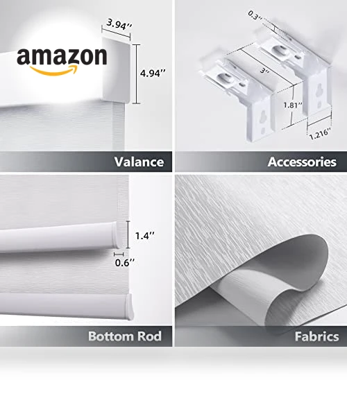 Dual Smart Blind for Window with Valance — Car Window Shades, ZSTARR