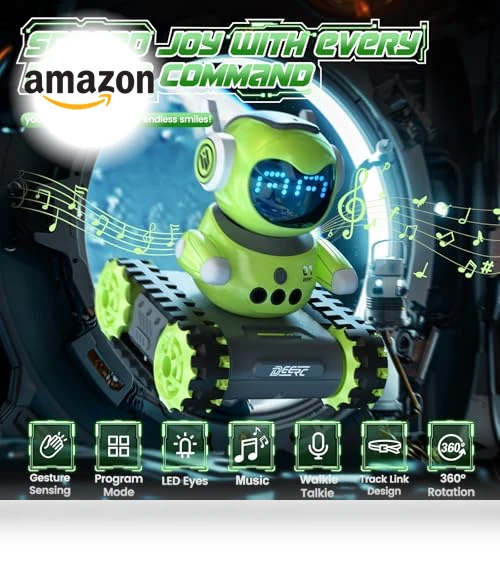 Emo Robot with Gesture Sensing and Remote Control — Interactive Figures & Robots, DEERC