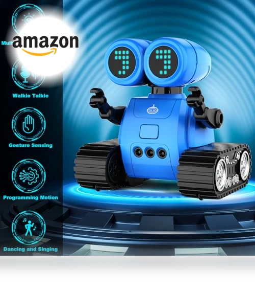 Emo Robot with Walkie-Talkie Function — Interactive Figures & Robots, Hamourd