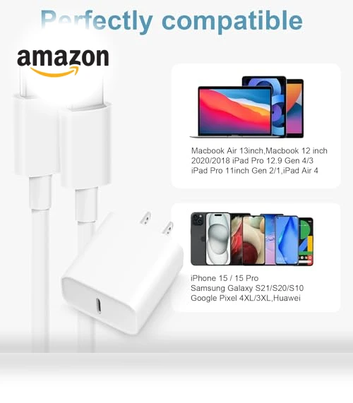 Fast Charging USB C Charger Block with 6FT Cord — Wall Chargers, Shenzhen Century Star Technology Co., Ltd.