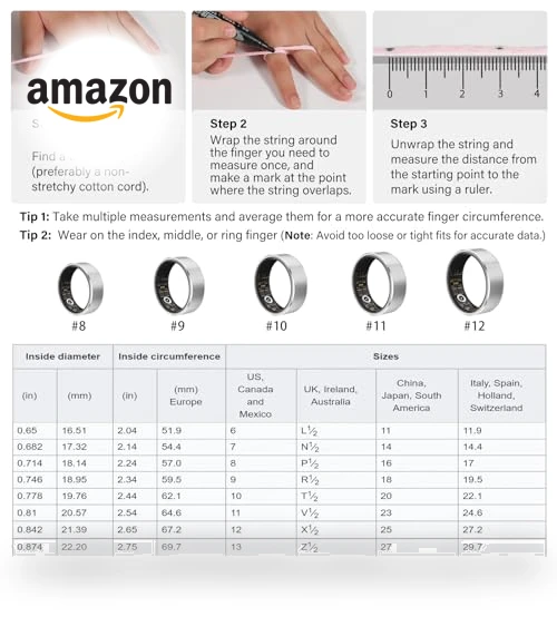 Fitness Tracker Ring — Smart Rings, YULUCKGO