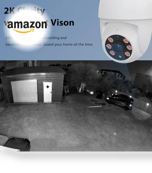 Floodlight Camera Outdoor — Smart Home Security, iMaihom