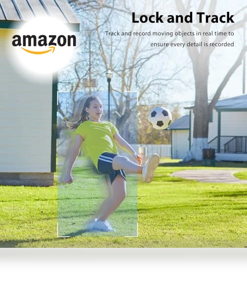 Floodlight Camera Outdoor — Smart Home Security, iMaihom
