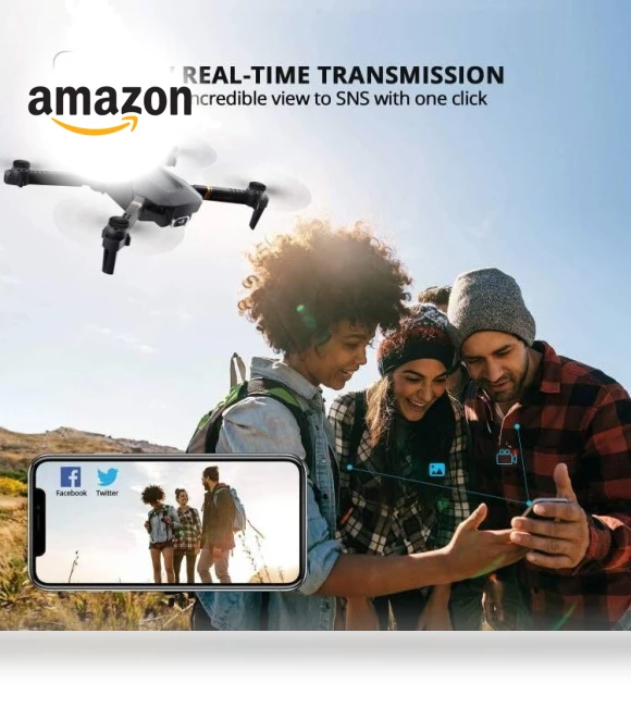 Foldable Mini Drone with Camera — Drones, 4DRC