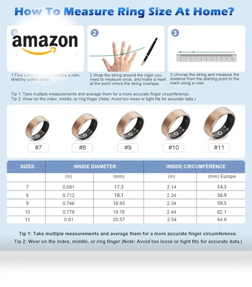 Health Fitness Tracker Smart Ring — Smart Rings, GYSOA
