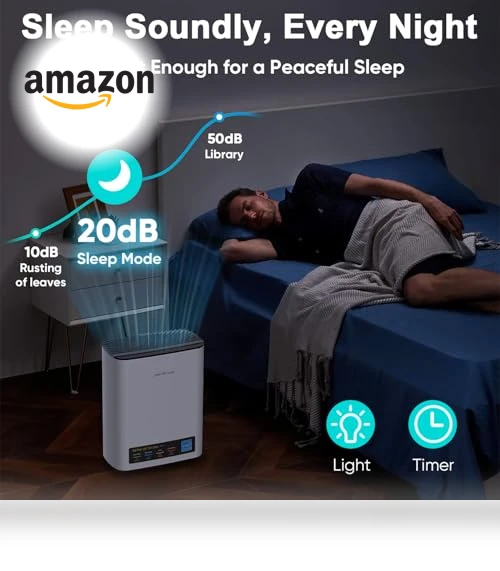 HEPA Air Purifier for Home Large Rooms — Activated Carbon Air Purifiers, Jafända