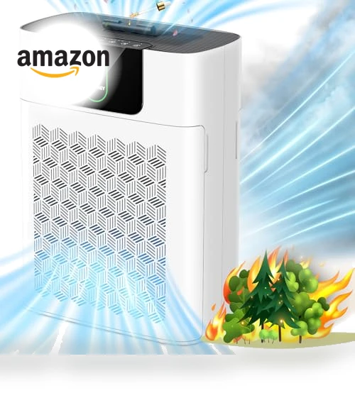 HEPA Air Purifier for Large Rooms — Activated Carbon Air Purifiers, WESTHEY