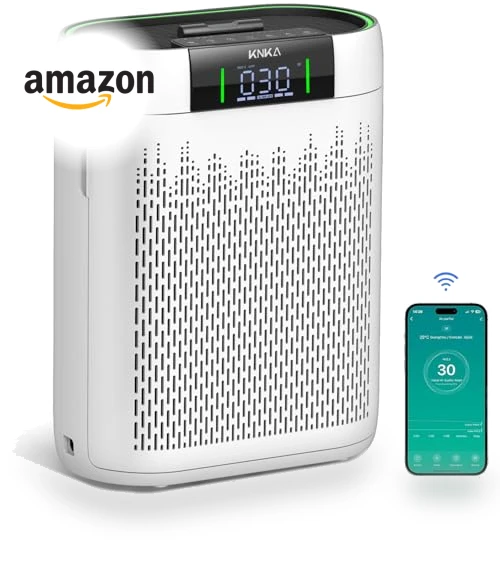 Hepa Air Purifier with Air Quality Monitor — HEPA Air Purifiers, KNKA