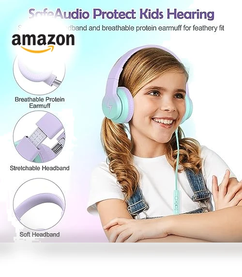 Kids Headphones with Microphone — In-Ear Headphones, Candy Bila