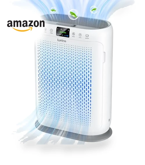 Large Room Air Purifier with HEPA Filter — Activated Carbon Air Purifiers, LuninoHome.com