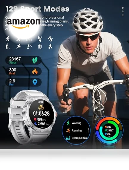 Military Smart Watch for Men — Smartwatches, LIGE