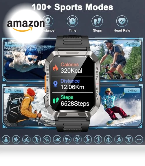 Military Smart Watch for Men — Smartwatches, Blackview