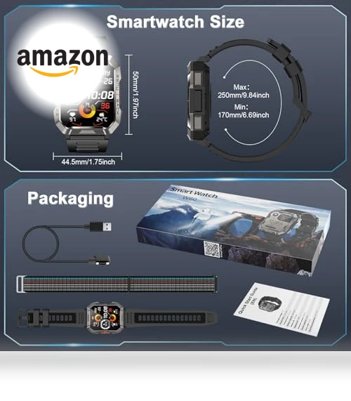 Military Smart Watch for Men — Smartwatches, Blackview