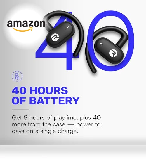 Open Earbuds – True Wireless Open Ear Bluetooth Headphones — In-Ear Headphones, Raycon