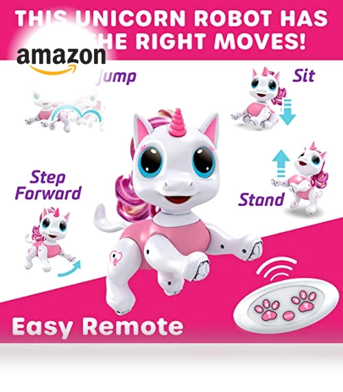 Robo Pets Unicorn Toy — Interactive Figures & Robots, Power Your Fun