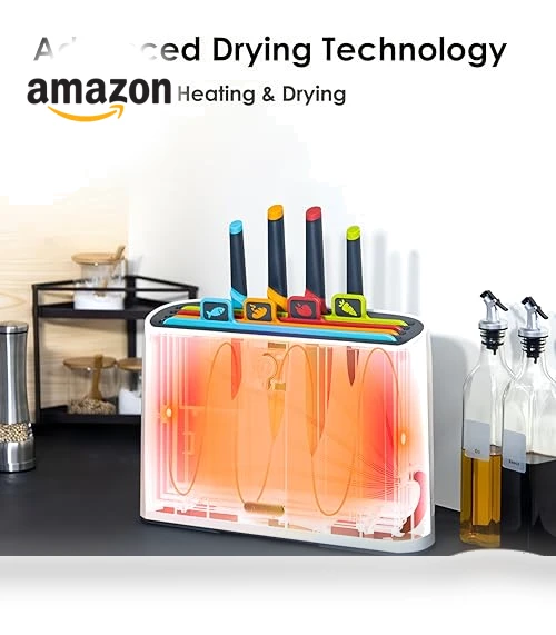 Self Drying Smart Cutting Board Knife Set — Cutting Boards, OPTIMUS TECHNOLOGY