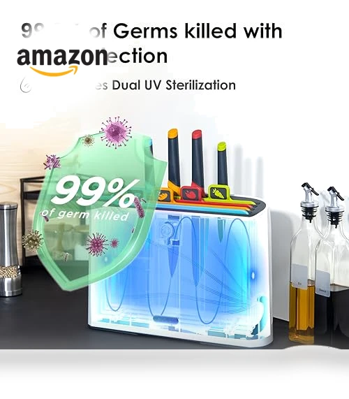 Self Drying Smart Cutting Board Knife Set — Cutting Boards, OPTIMUS TECHNOLOGY