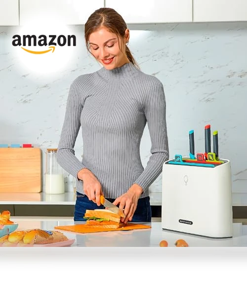 Self Drying Smart Cutting Board Knife Set — Cutting Boards, OPTIMUS TECHNOLOGY