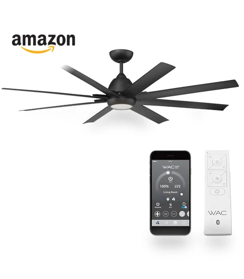 Smart Home Ceiling Fan with LED Light Kit — Ceiling Fan Lighting Solutions, WAC Lighting