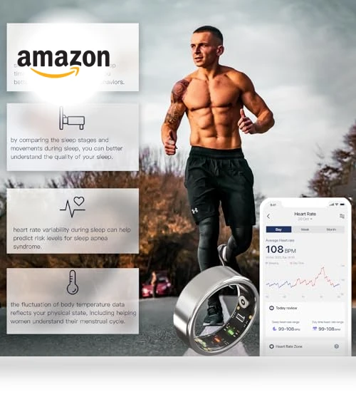Smart Ring Health Tracker — Smart Rings, Oulencu
