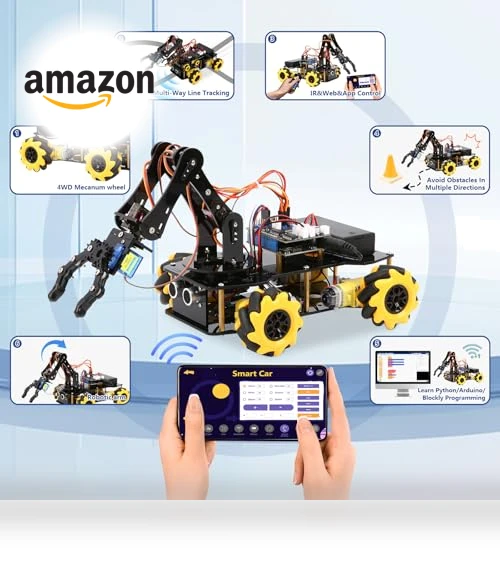 Smart Robot Arm Car Kit — Interactive Figures & Robots, ACEBOTT