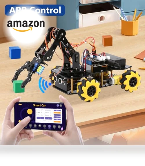 Smart Robot Arm Car Kit — Interactive Figures & Robots, ACEBOTT