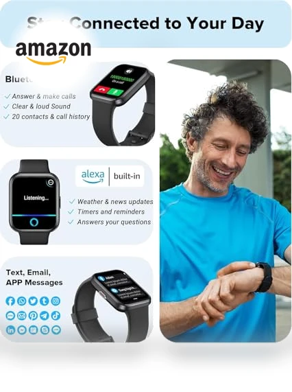 Smart Watch with Alexa Built-in — Smartwatches, aeac