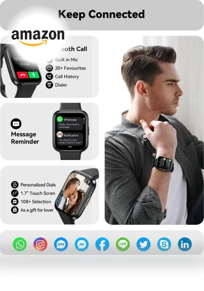 Smart Watch with Alexa Built-in — Smartwatches, ENOMIR
